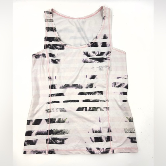 Lululemon SET Run Speed Shorts Sweaty Or Not Tank Size 10 Sunset Blush Quartz - Picture 2 of 16